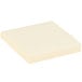 A close-up of a yellow square Universal self-stick note pad.