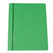 A green file folder with a white background.