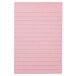 A white rectangular Universal lined pastel color self-stick note with pink lines.