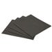 A stack of black Universal letter size paper folders.