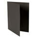 A black Universal embossed paper pocket folder.