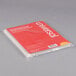 A red plastic bag with white text that reads "Universal 8 1/2" x 11" Clear Heavy Weight Top-Load Sheet Protector 50/Pack"