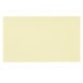 A close-up of a white rectangle with yellow lines and border.