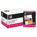 A white box with black text reading "HP Inc." containing 5000 sheets of white HP multipurpose paper.