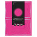 Astrobrights 91107 8 1/2 inch x 11 inch Fireball Fuchsia / Silver Foil-Enhanced Pack of 65# Certificate Paper - 30/Sheets