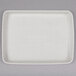 Huhtamaki Chinet 20815 StrongHolder 12 inch x 9 inch Molded Fiber / Pulp Rectangular Tray - 250/Case