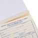 The cover of a Rediform Semi-Monthly Employee Time Card Book with yellow paper inside.
