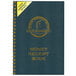 A blue and gold Rediform Office cash register book.