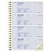 A Rediform Office Money Receipt Book open to a carbonless receipt.