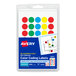 A package of Avery color-coding labels with colorful dots on a white background.