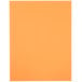 Astrobrights Cosmic Orange paper with a white background.