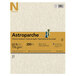 Neenah 26428 Astroparche 8 1/2 inch x 11 inch Natural Pack of 65# Specialty Paper Cardstock - 250/Pack