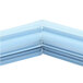 A blue Delfield equivalent door gasket corner piece.