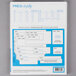 A white rectangular box of Avery PRES-a-ply Laser Address Labels with a blue and white label with numbers and text.