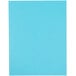 A rectangular blue sheet of Astrobrights cardstock with a white border.