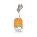 A key with an Avery printable tag on a keyring.