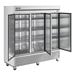 A True T-72F-HC reach-in freezer with two solid doors.