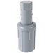A grey plastic Regency bullet foot with a cap.