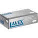 A box of Lavex Powder-Free Disposable Nitrile Gloves in white packaging.