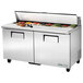 True TSSU-60-16-HC 60 inch 2 Door Refrigerated Sandwich Prep Table