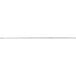 A long metal rod with white and blue ends.