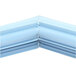 A blue Delfield magnetic drawer gasket corner piece.