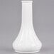 a white vase with a white base