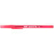 A close-up of a Bic red round stic ballpoint pen with the word "Bic" on it.
