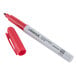 A Universal red bullet tip marker with a cap.