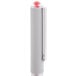The gray Uni-Ball Vision roller ball pen with a red cap.