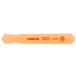 A Universal fluorescent orange highlighter with a chisel tip.