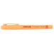 A Universal chisel tip highlighter with an orange cap and orange ink.