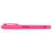 A Universal pink pen with a pocket clip and black text.