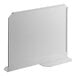 An Advance Tabco stainless steel ice bin partition with a white background.