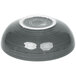 A grey Fiesta china bistro bowl with a white rim.