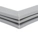A grey plastic Traulsen magnetic door gasket corner.