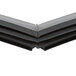 A close up of a black and grey Traulsen magnetic door gasket.