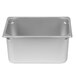 Vigor 1/2 Size Anti-Jam Stainless Steel Steam Table / Hotel Pan - 6 inch Deep