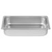 Vigor 1/2 Size Anti-Jam Stainless Steel Steam Table / Hotel Pan - 2 1/2 inch Deep