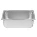 Vigor 1/2 Size Anti-Jam Stainless Steel Steam Table / Hotel Pan - 4 inch Deep