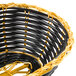 a close up of a basket