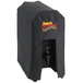 A black Cambro Camtainer cover with a logo on it.