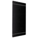 A black rectangular Cal-Mil menu board with white borders and black stripes.