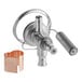 A Manitowoc Ice Danfoss Expansion Valve Kit with a copper and steel valve.