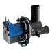 A blue and black Ice-O-Matic purge valve.
