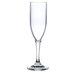 GET SW-1401-CL (SW1401) 6 oz. Customizable SAN Plastic Champagne Glass