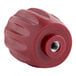 A red plastic Berkel carriage knob with a nut.