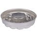 A Gobel silver tin plate cake pan with a ring and handle.