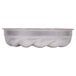A silver Gobel Tin Plate Trois Freres Mold with a handle.