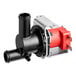 A black and red Scotsman dump valve.